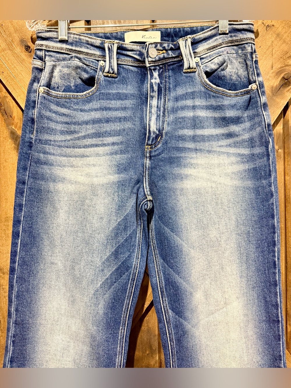 Kancan Wide Leg Flare High Rise Jeans Sz 28 - Picture 7 of 14